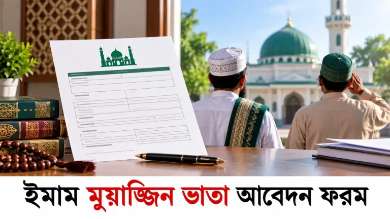 ইমাম মুয়াজ্জিন ভাতা আবেদন ফরম