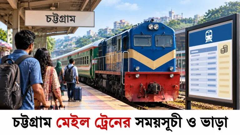 চট্টগ্রাম মেইল ট্রেনের সময়সূচী ও ভাড়া