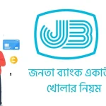 জনতা ব্যাংক একাউন্ট খোলার নিয়ম