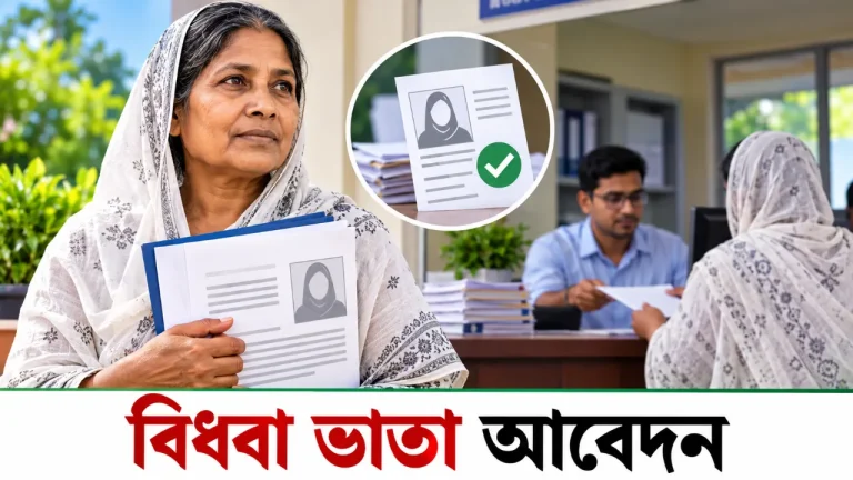 বিধবা ভাতা আবেদন