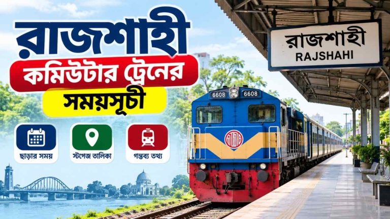 রাজশাহী কমিউটার ট্রেনের সময়সূচী