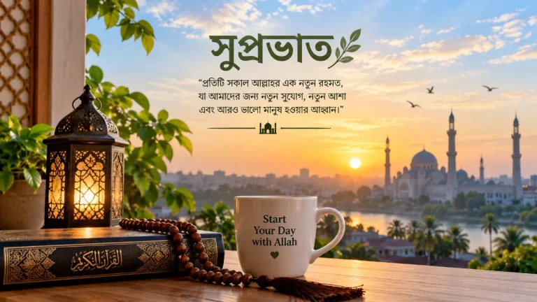 সকাল নিয়ে ইসলামিক ক্যাপশন